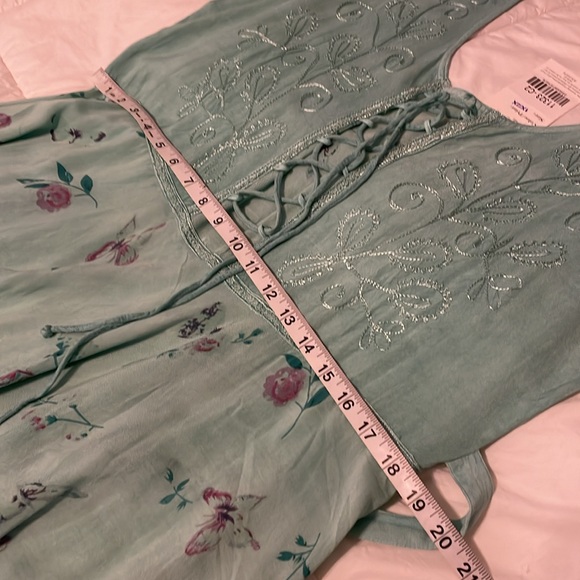 NWT, 1X/2X Mint Green Maxi Dress - Picture 8 of 14
